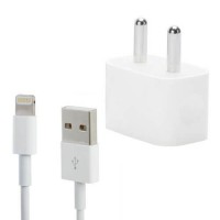 Apple 2 Pin iPhone USB Charger Adapter Plug & cable