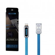 Remax Armor iPhone & Micro 2 in 1 Data Cable