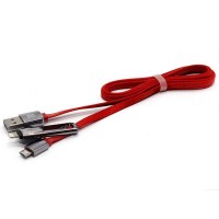 Remax iPhone & Micro Transformers 2 in 1 Data Line High Speed Cable