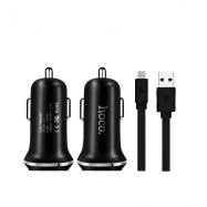 Hoco Z1 Car Charger Set With Micro Cable