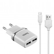 Hoco C12 Dual USB Charger + Micro Cable