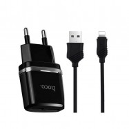 Hoco C12 Dual USB Charger + iPhone Cable