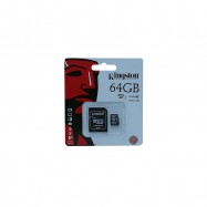 Kingston 64 GB Class 10 Micro SDHC TF Memory Card with Adapter